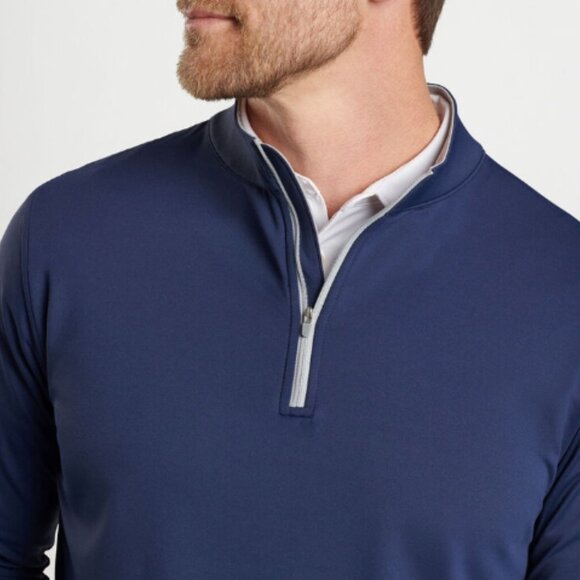 🎉HP🎉NWT Peter Millar Crown Sport Perth Performance Quarter-Zip XXL - Picture 4 of 5